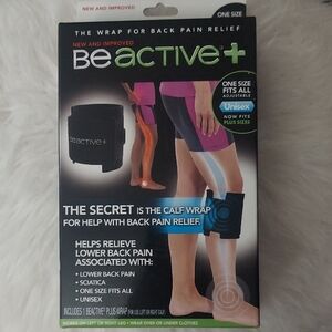 BeActive PLUS Instant Relief Acupressure Calf Brace for Sciatic Back Nerve Pain
